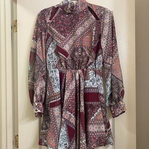 Mini dress long sleeve